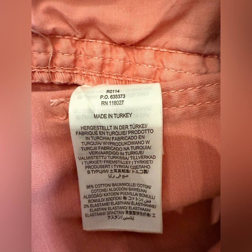 Boden Women’s Peach Pink Straight Leg Pants - Size 8L - Picture 7 of 9